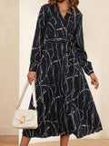 Rita Wrap Dress with Pleated