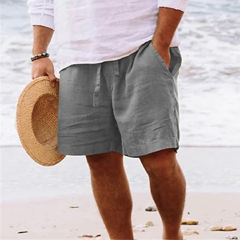Roan Shorts in Hellegrau