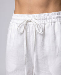 Robin Linen Trousers with Elastic Waist