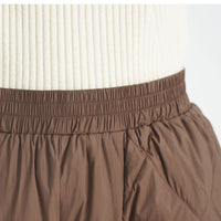 Robin Trousers with Elastic Waist and Pockets in Beige