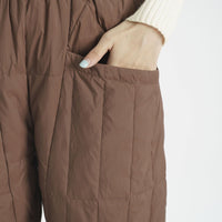 Robin Trousers with Elastic Waist and Pockets in Beige