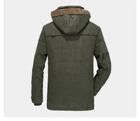 Roch | Men's Hooded Winter Coat with Pile Lining