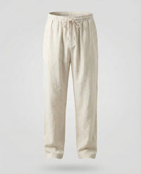 Roderick Linen Trousers in Beige