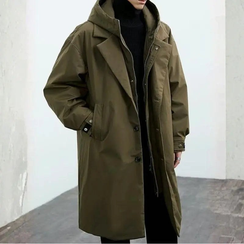 Roderick Trench Coat with Hood