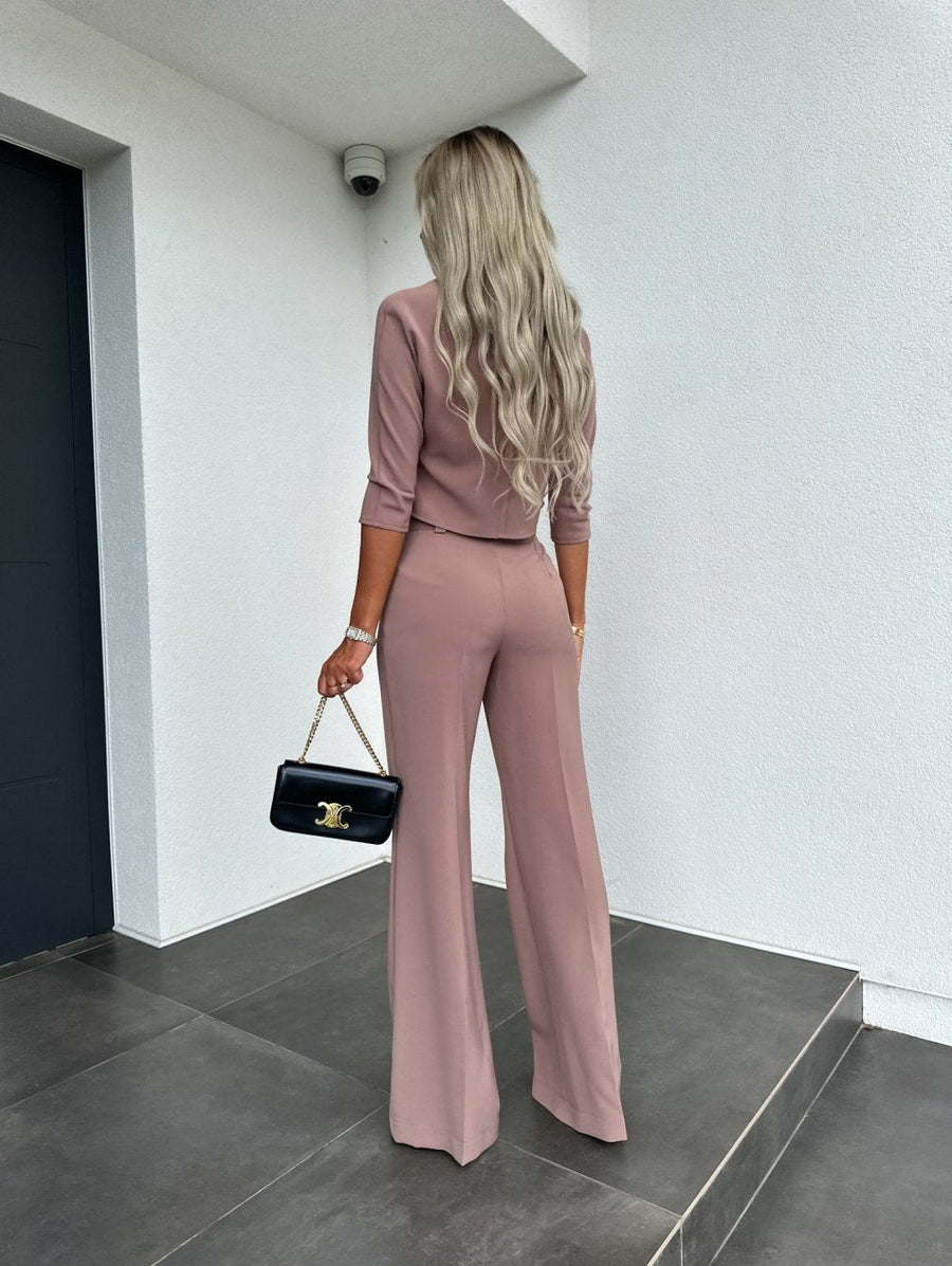 Roelie™ Elegant Two-Piece Lounge Set in Pink