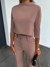 Roelie™ Elegant Two-Piece Lounge Set in Pink