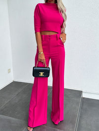 Roelie™ Elegant Two-Piece Lounge Set in Pink
