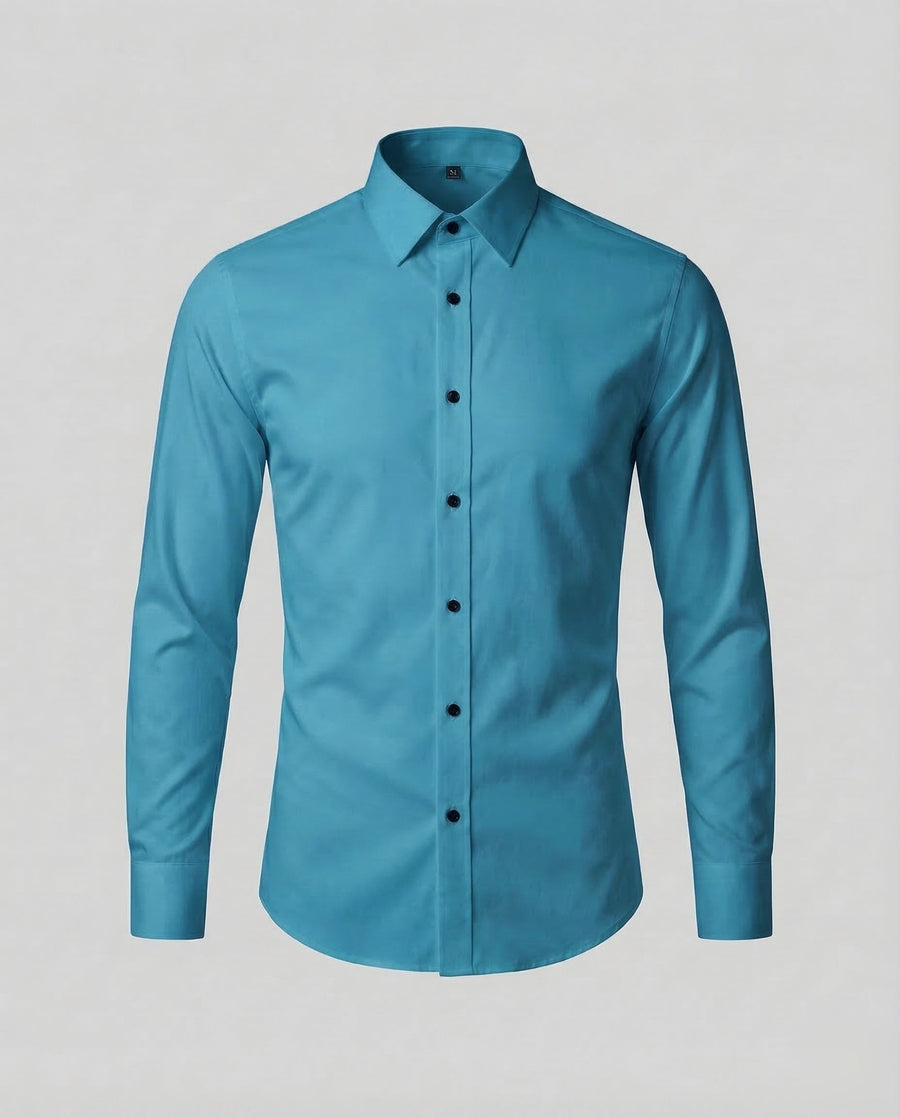 Rogier Cotton Blend Shirt in Light Green
