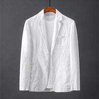 Rogier Linen Suit in White