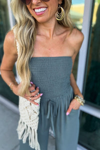 ALYA | STRAPLESS JUMPSUIT
