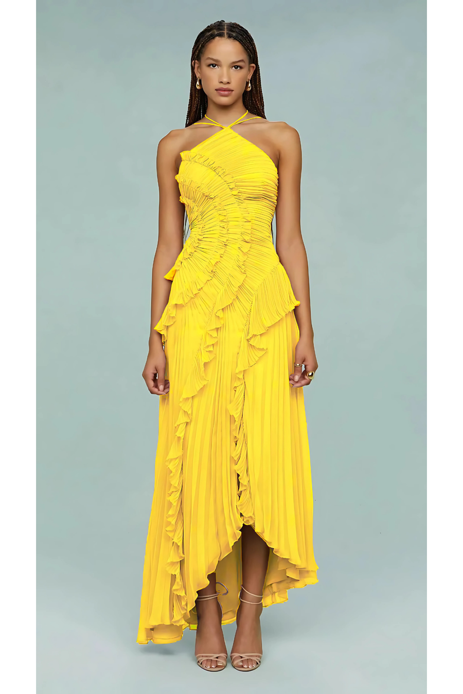 AMELIA | HALTER MAXI DRESS