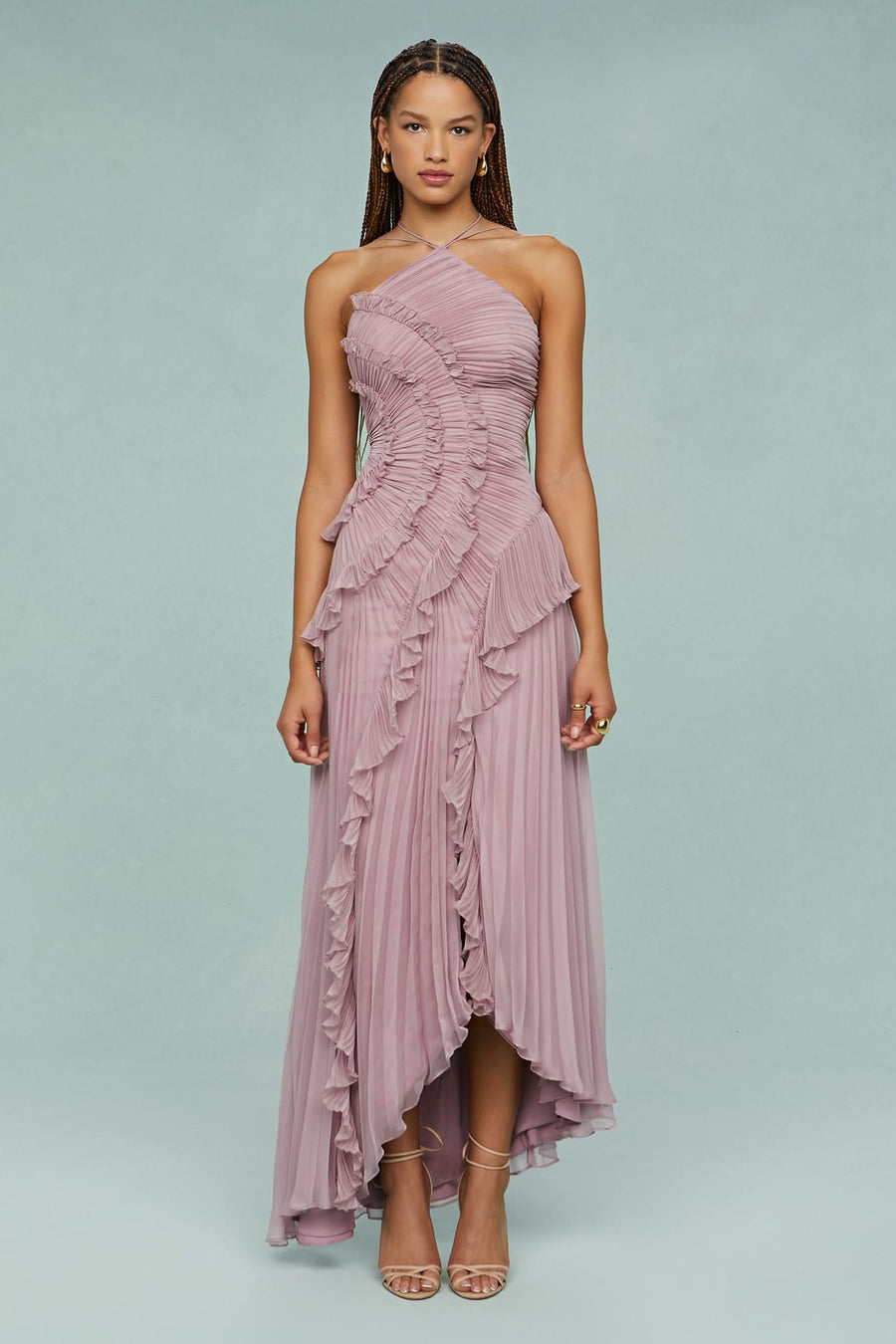 AMELIA | HALTER MAXI DRESS