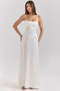 ANABELLA | LACE UP MAXI DRESS