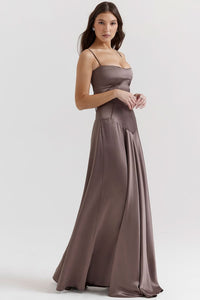 ANABELLA | LACE UP MAXI DRESS