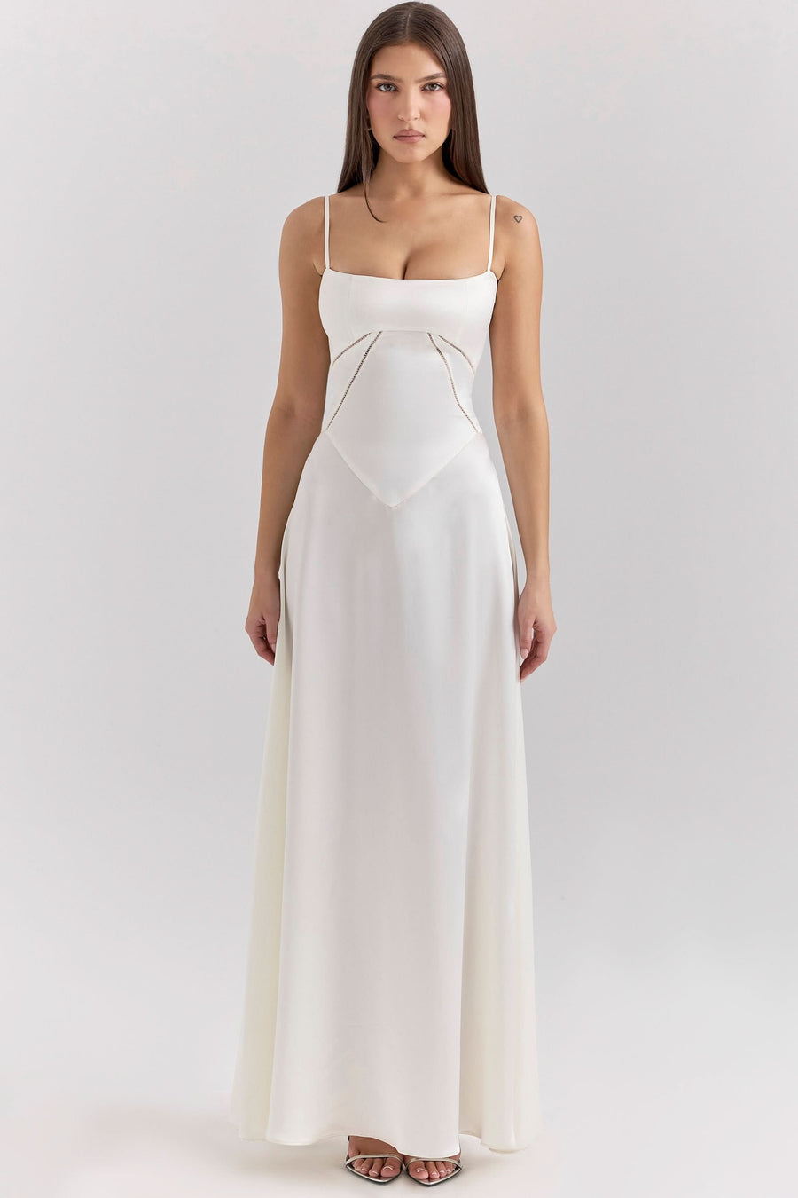 ANABELLA | LACE UP MAXI DRESS