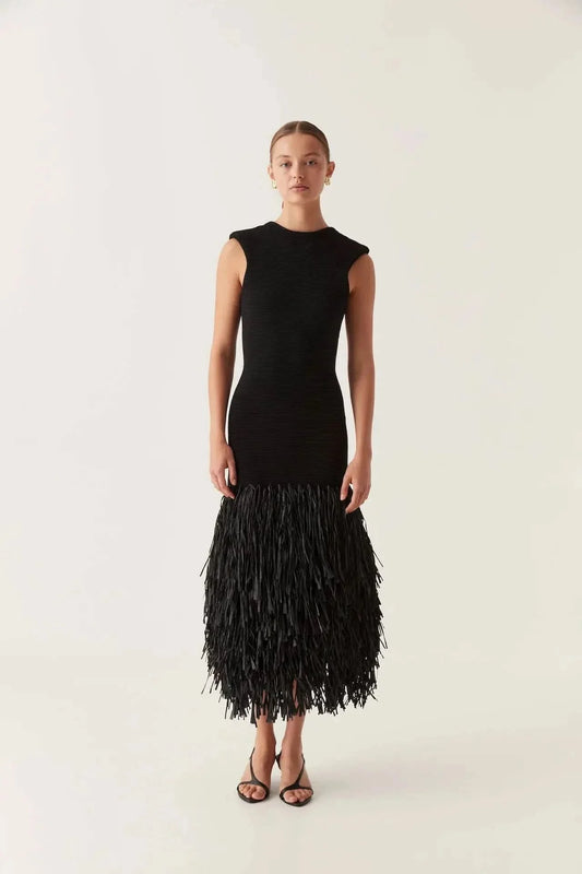 BELLA | KNIT MIDI DRESS