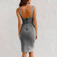 CAMI | ADJUSTABLE DENIM DRESS