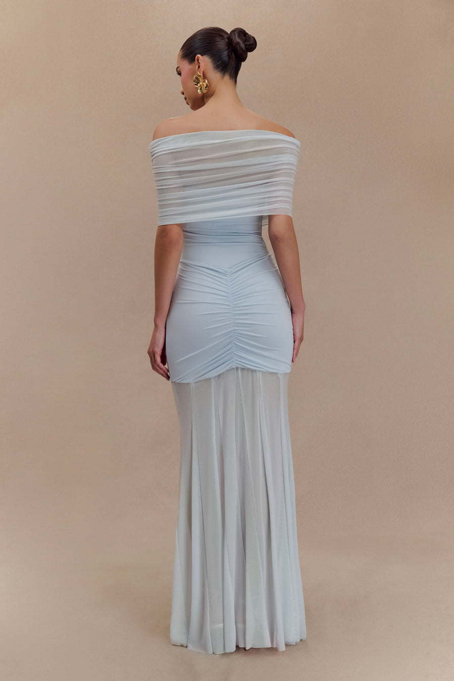 CASPIAN | OFF SHOULDER MAXI DRESS
