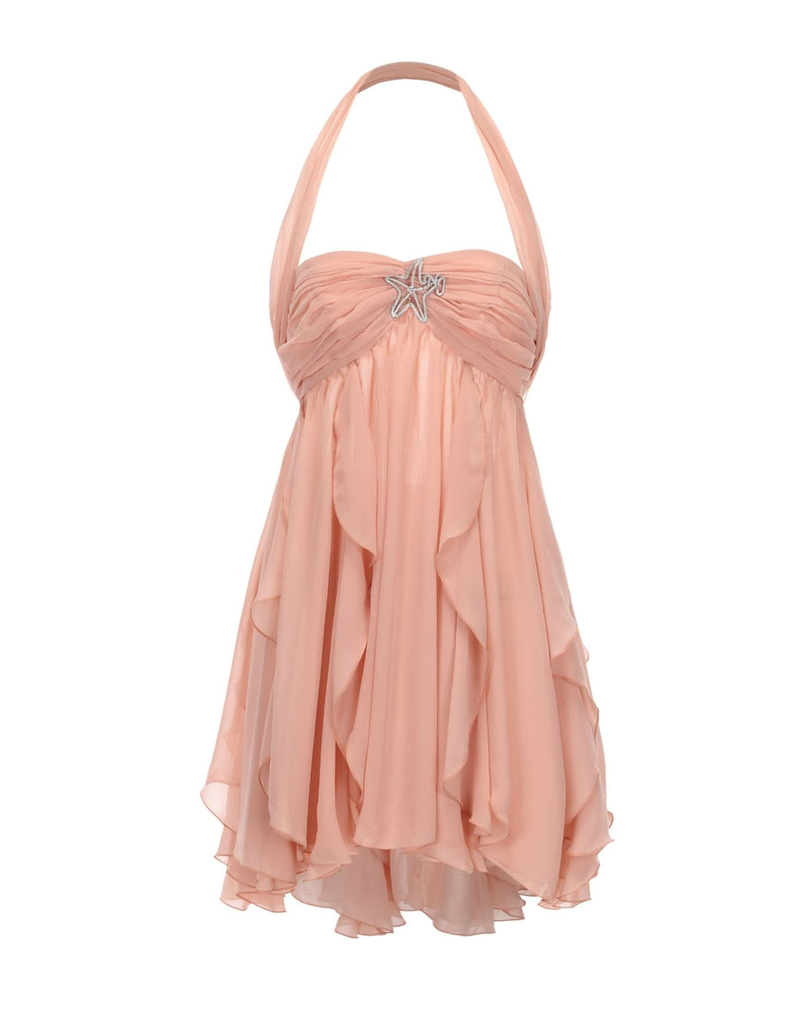 CATERINA | FLORAL HALTER DRESS