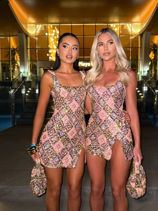 CELESTE | SEQUIN MINI DRESS