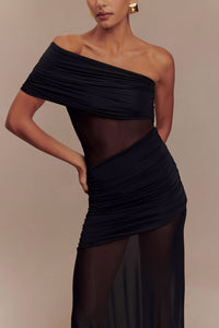 DALLAS | OFF-SHOULDER MAXI DRESS