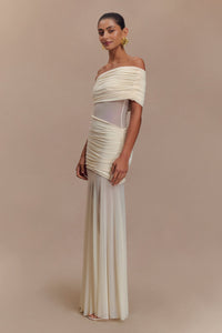 DALLAS | OFF-SHOULDER MAXI DRESS