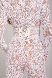 DEMI | LACE JUMPSUIT