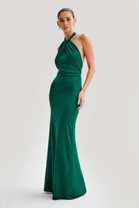 ELYNA | HALTER MAXI DRESS