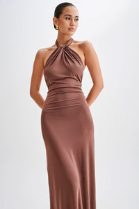 ELYNA | HALTER MAXI DRESS