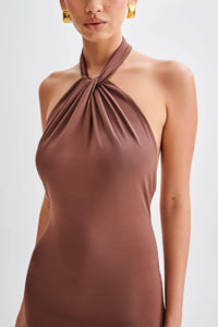 ELYNA | HALTER MAXI DRESS