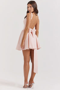 FLORENNE | BOW MINI DRESS