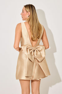 GRACE | BOW MINI DRESS
