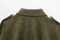 MARA | ELEGANT SUEDE LOOSE JACKET