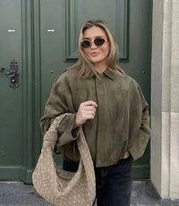 MARA | ELEGANT SUEDE LOOSE JACKET