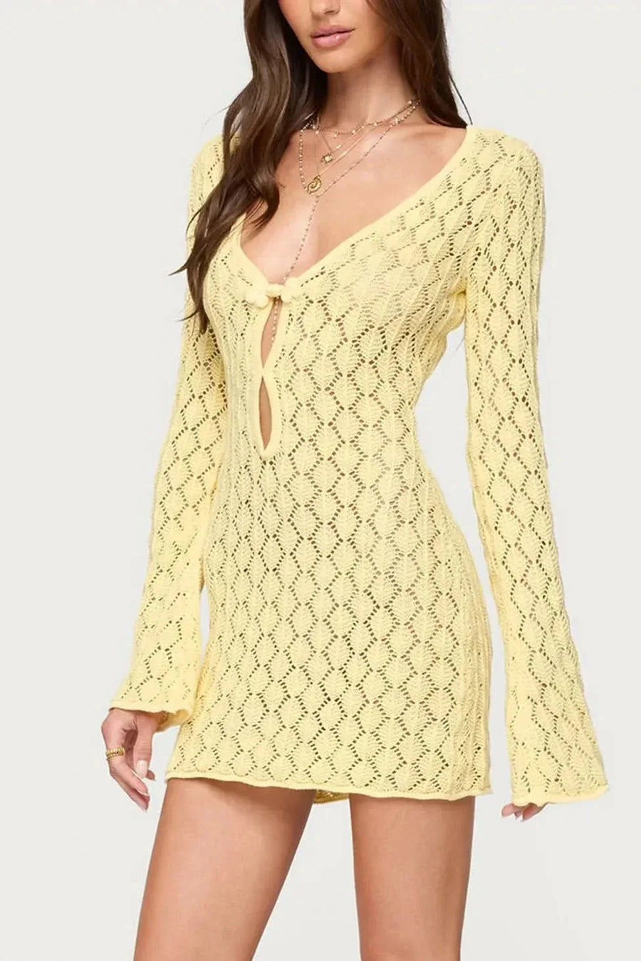 MARE CROCHET | MINI DRESS