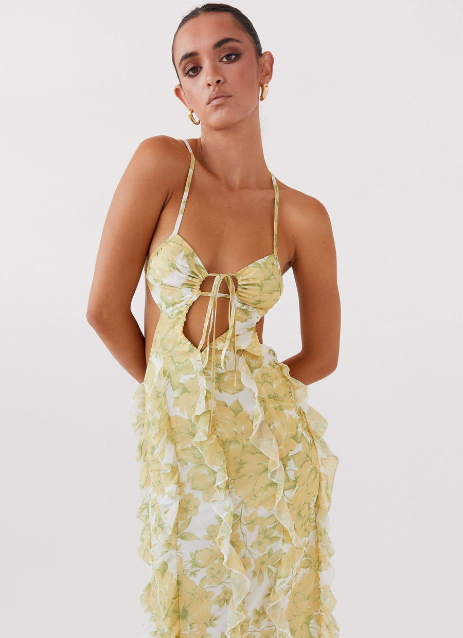 MARLY | RUFFLE MAXI DRESS