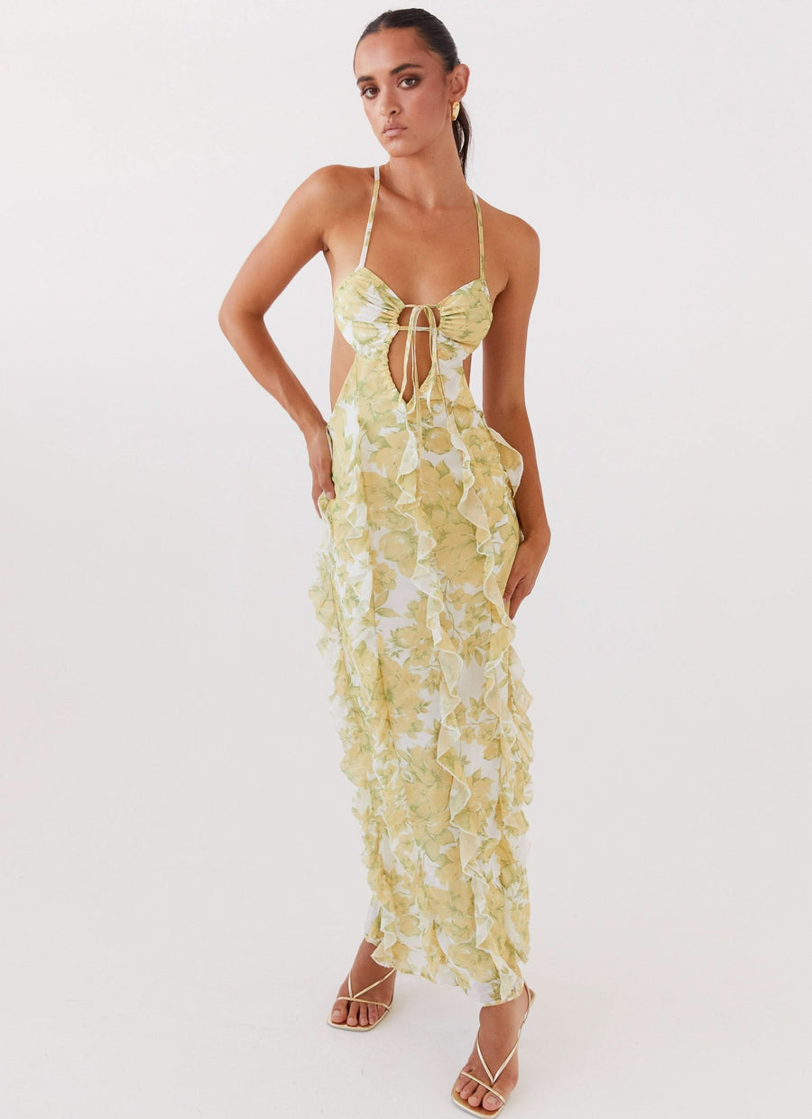 MARLY | RUFFLE MAXI DRESS