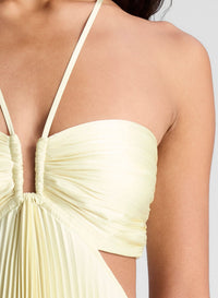MONICA | HALTER MAXI DRESS