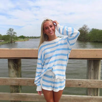 OLIVIA | KNIT STRIPE SET