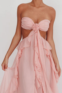 SALLY | RUFFLE MAXI DRESS