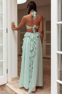 SALLY | RUFFLE MAXI DRESS