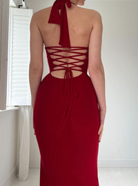 SAVANNAH | HALTER DRESS
