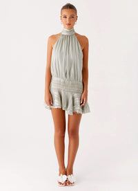 SOFIA | CHIFFON MINI DRESS