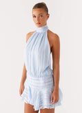 SOFIA | CHIFFON MINI DRESS