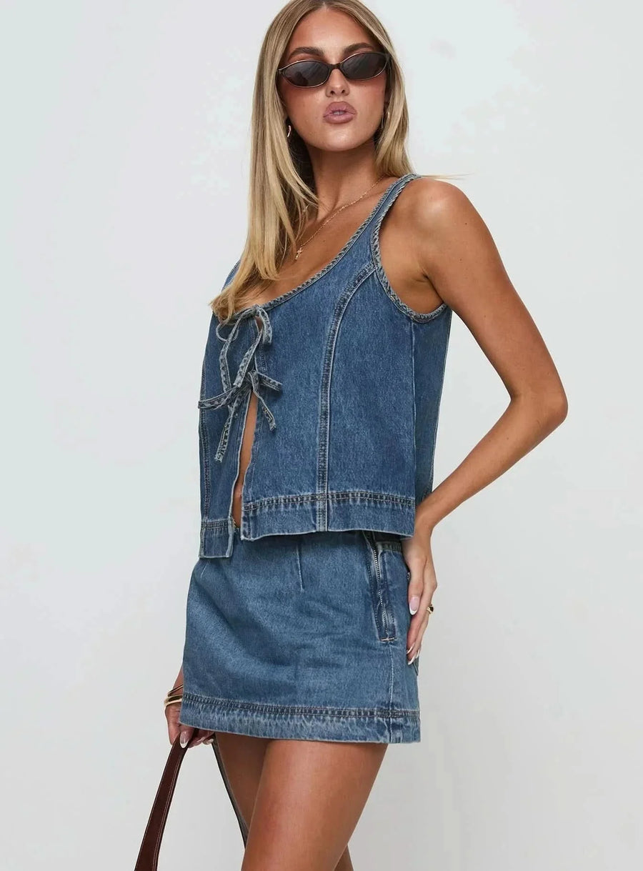 STEPH | DENIM SET