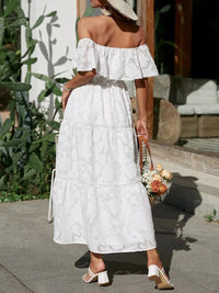 Romilda Women's Wedding Guest Dress Off-Shoulder Midi