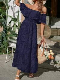 Romilda Women's Wedding Guest Dress Off-Shoulder Midi