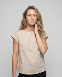 Romy Casual Linen Top