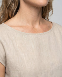 Romy Casual Linen Top