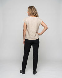 Romy Casual Linen Top